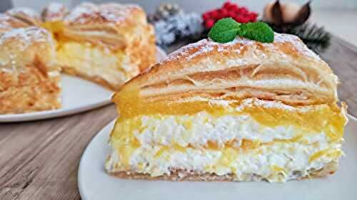 Le délicieux gâteau à l'orange et à la crème - Recette Mixte