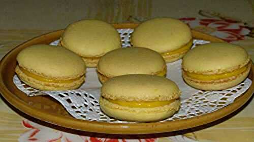 Macarons au citron – les étapes simples