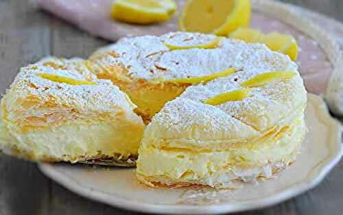 Mille-feuille à la crème au citron - Cuisine Facile - Recette Mixte