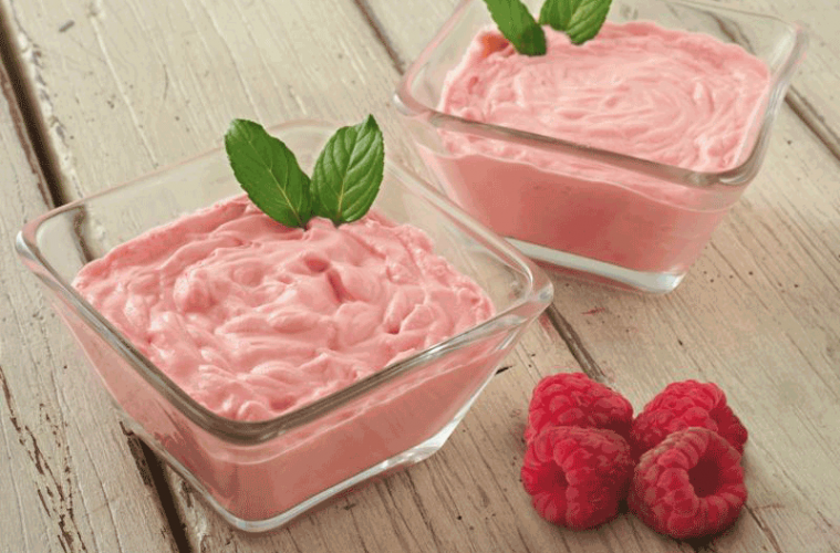 Mousse à la Framboise -Recette Mixte - Mousse - Desserts