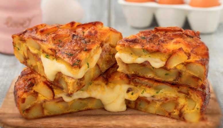 Omelette de pommes de terre - PLATS - Recette Mixte