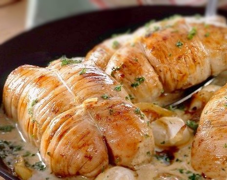 Paupiette de veau à la crème et au vin blanc - Recette Mixte - Plat