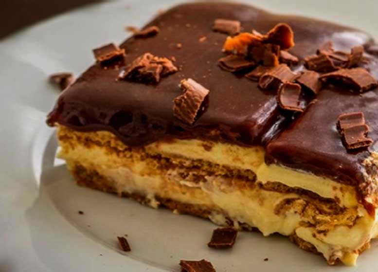 Recette gateau éclair sans cuisson - Cuisine Facile ici - Recette Mixte