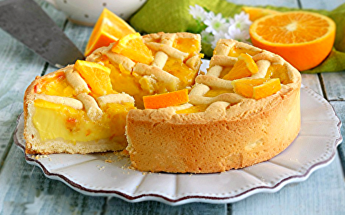 Tart au l'orange 3 ingrédients - Recettes faciles - Recette Mixte