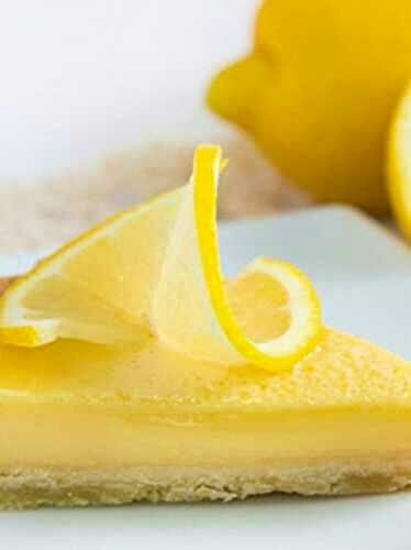 Tarte au citron à la crème au thermomix | Recettes Thermomix