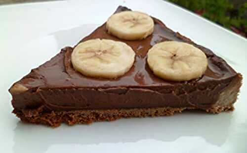 Tarte chocolat-banane- Recette Mixte - DESSERTS