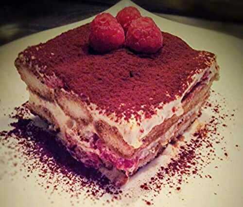 Tiramisu aux framboises : Meilleur Recette- Recette Mixte - Gateau