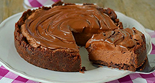 Cheesecake au chocolat – sans cuisson