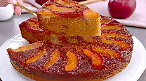 Gâteau aux pommes renversé : adorer !