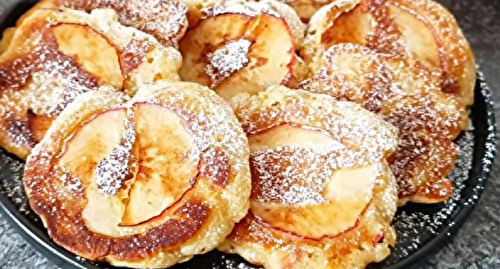 Pancakes aux pommes – seulement 2 pommes