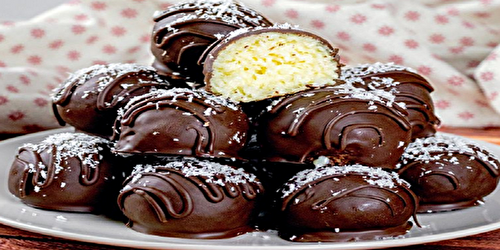 Truffes au chocolat et à la noix de coco –  délicieuse recette !