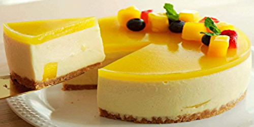 Cheesecake à la mangue : savoureux !
