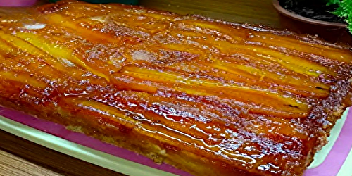 Gâteau à la banane caramélisées