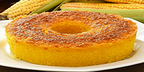Gâteau au maïs tendre sucre : délicieuse !