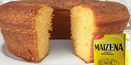 Gâteau fait maison à la Maïzena facile et moelleux