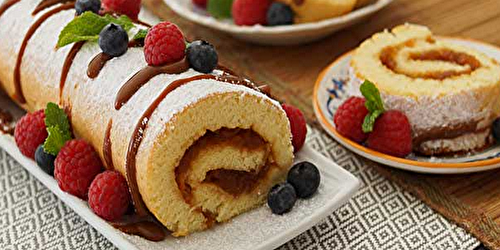 Bûche légère aux marrons : Un Délicieux