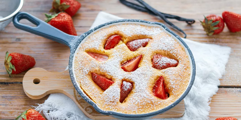 Clafoutis aux fraises WW  : dessert facile