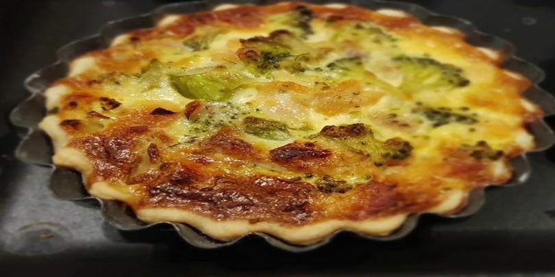 Quiche Sans Pâte au Saumon Brocoli et Kiri