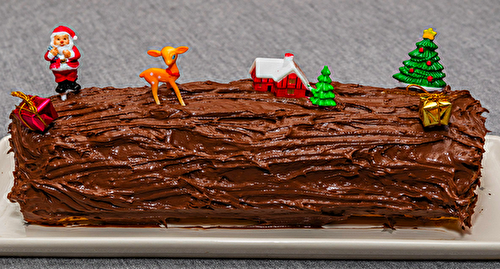 Bûche Exquise aux Clémentines Chocolat Noir