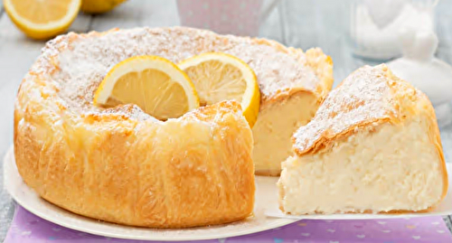 Gâteau au Citron crémeux : en 5 Minutes