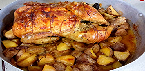 Poulet Rôti à la Grand-Mère avec Pommes de Terre