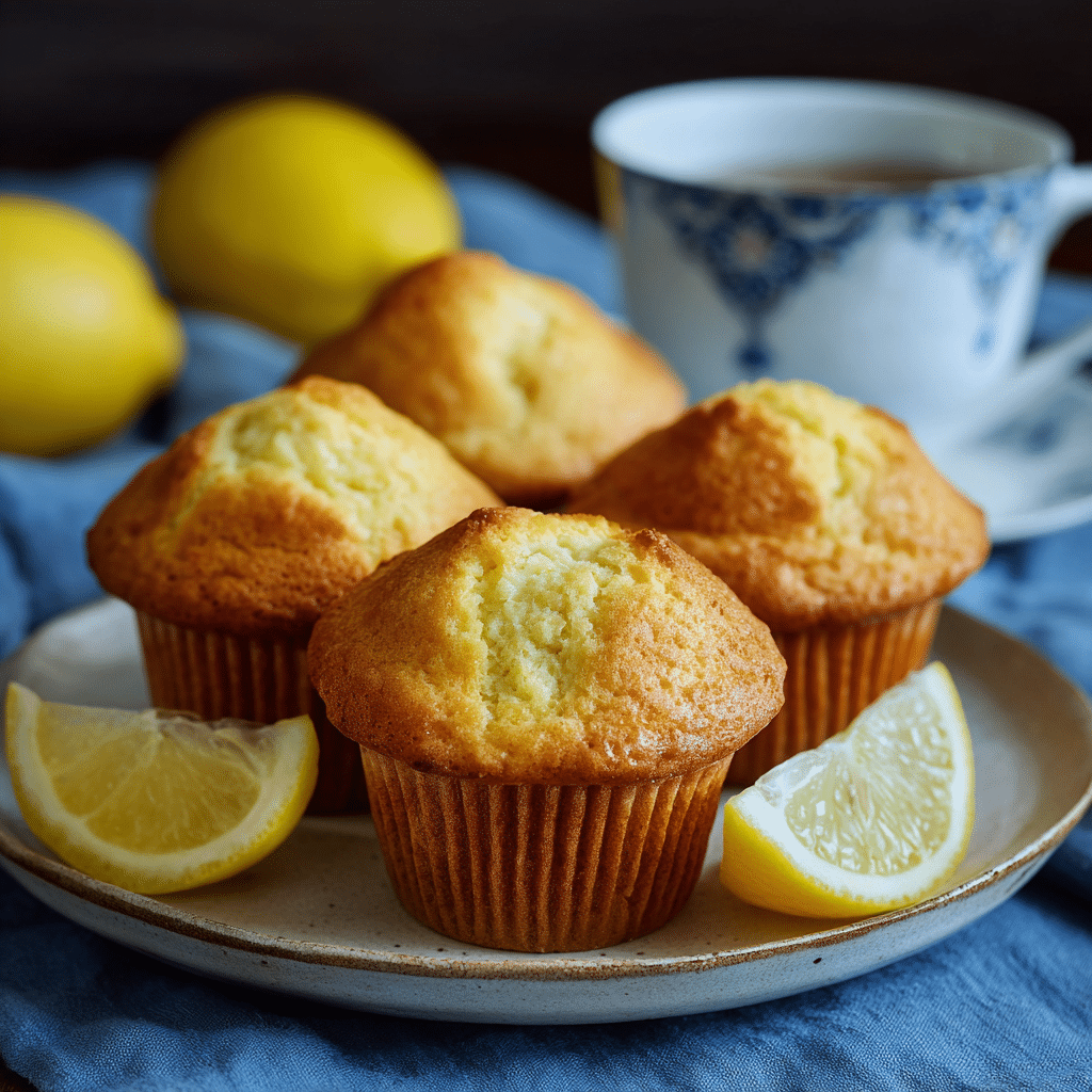 Muffins au citron légers WW – Moelleux et faciles