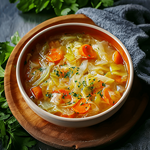 La soupe brûle-graisses au chou qui fait du bien au corps au Thermomix