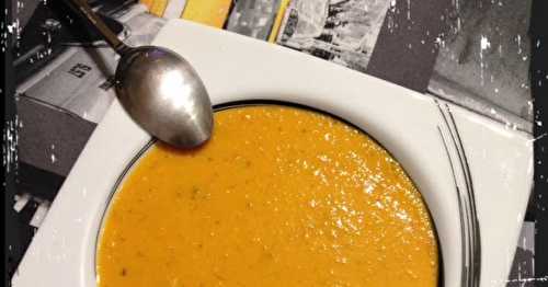 Crème veloutée de carottes au piment