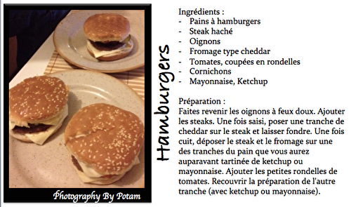 Hamburgers maison