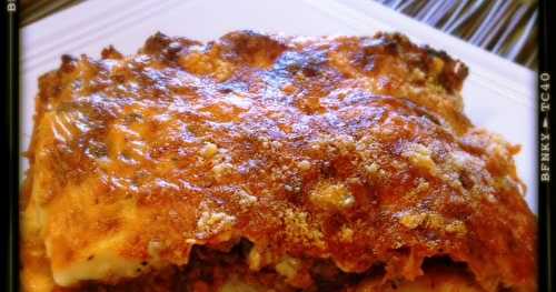 Lasagne bolognaise facile et rapide