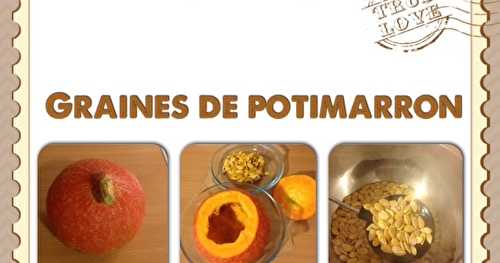 Miam! les graines de potimarron !!