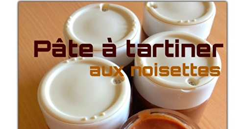 Pâte à tartiner aux noisettes