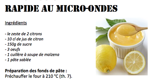 Tartelettes au citron