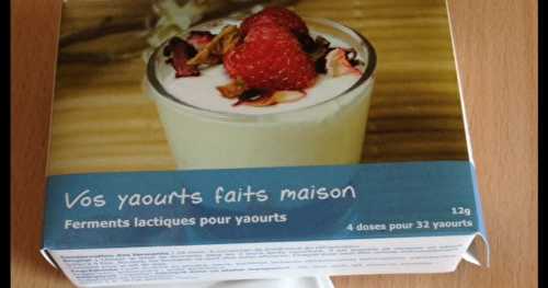 Yaourts natures fait maison