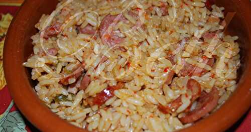 Arroz aos Trés Chouriços / Riz aux Trois Chorizos