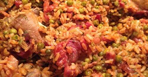 Arroz de Frango com Chouriço / Riz au Pulet et Chorizo