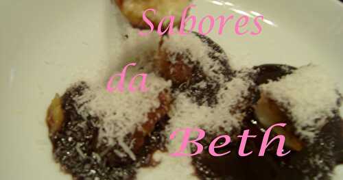 Banana Split com Chocolate  /  Banane Split au Chocolat