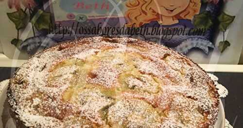 Clafoutis Chocolat Blanc au kiwis / Clafoutis Chocolate Branco com Kiwis