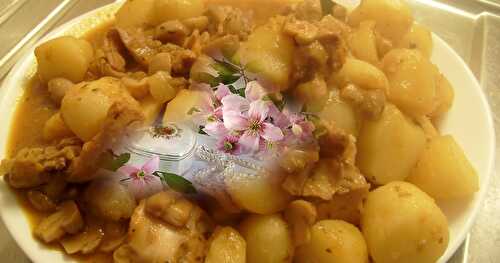 Coelho Guisado com Batatinhas  /  Lapin étouve aux pommes de Terre