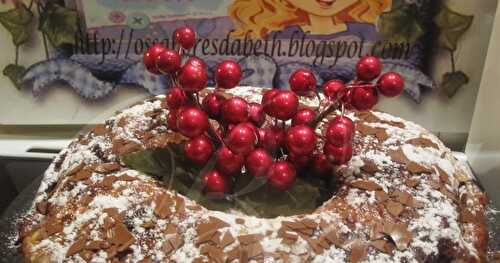 Couronne  de Reine Fourré au Chocolat et Papaye dans le Cooking Chef / Coroa de Reis Forrada com Chocolate e Papaya no Cooking Chef