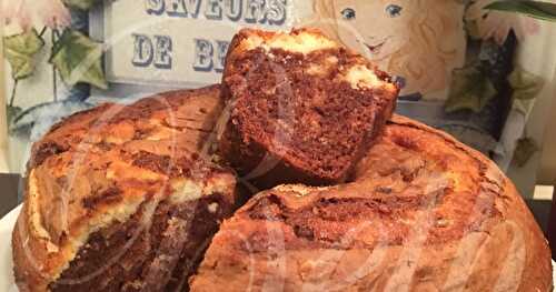 Gâteau à L’ yaourt Marbré / Bolo de Iogurte Mármore