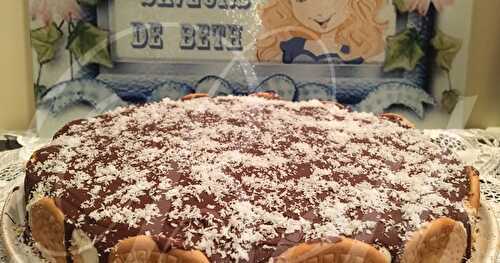 Gâteau aux Biscuits Maria au Café et Chocolat / Bolo de Bolacha com Café e Chocolate