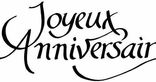 Joyeux Anniversaire / Feliz Aniversario