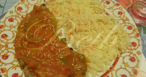 Lombinhos de Vitela com Cebolada de Pimentos / Escalopes de Veau à L'Oignonade de Piments