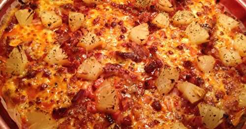  Pizza Bacon, Ananas dans le Cooking Chef / Pizza Bacon, Ananas no Cooking Chef 