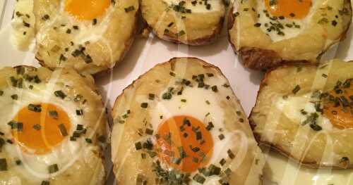 Pommes de Terre au Four avec des Oeufs / Batata Cozida no Forno com Ovos 