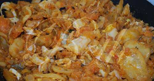 Restos de Bacalhau em Lascas no Forno com Crosta de Pão Sabor a Alho / Reste de Morue au Four au Crouton à L'ail