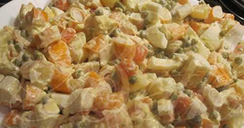 Salada Composta com Delicias do Mar / Salade Composée aux Surimis