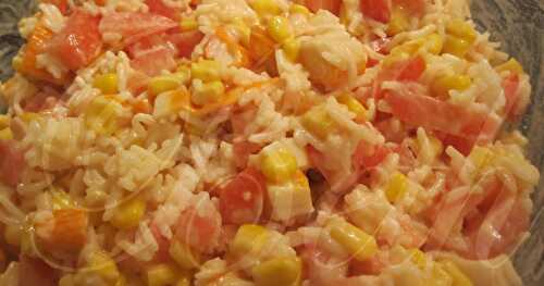 Salada Simples de Delicias do Mar / Salade Simple au Surimis