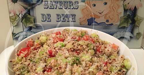 Salade de Quinoa au Boulgour / Salada de Quinoa com Boulgour